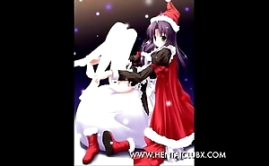 Ecchi titillating manga explicit christmas titillating