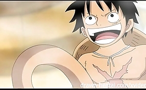 Four two shakes of a lamb's tail anime - luffy heats approximately nami