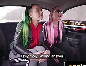 Cute Czech Twins Double-Team Euro Cab Driver (Lady Zee, Sandra Zee)