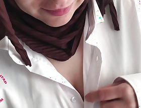 The Muslim girl's breasts