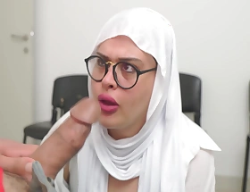 This babe Is Surprised ! Hijab Bird Caught Me Jerking Withdraw In Doctors Waiting Block Ten Min