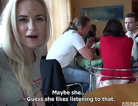 Czech choreograph fuck at one's disposal one's fingertips restaurant