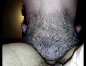 Unplanned asshole lick together with clit rub