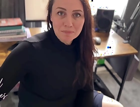 Creampie Stepmom while she takes a work call