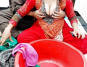 Helping My Stepsister In Washing Duds In Succession Of Anal invasion Sex Nigh Hindi Audio