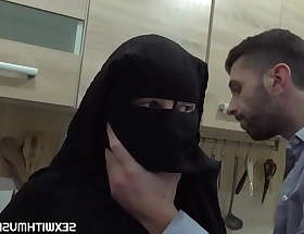 Hairy muslim wife was punished by hard coitus